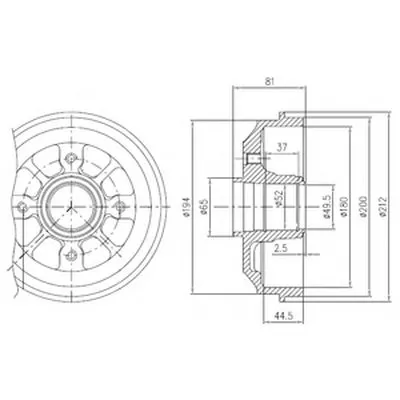 Тормозной барабан DELPHI купить