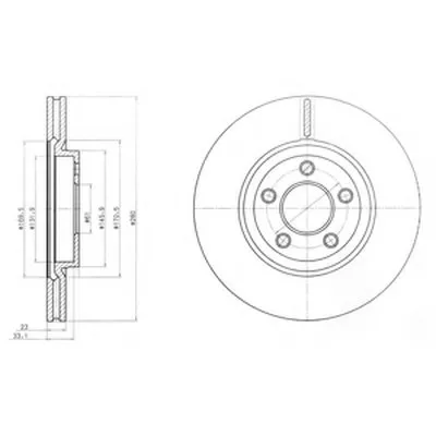 Тормозной диск DELPHI купить