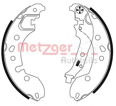 Комплект тормозных колодок METZGER купить
