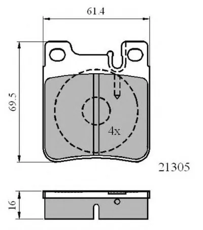 Комплект тормозных колодок, дисковый тормоз NATIONAL купить