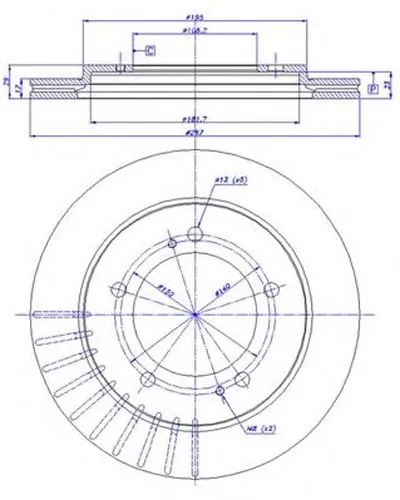 Тормозной диск CAR купить