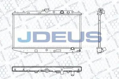 Радиатор, охлаждение двигателя JDEUS купить