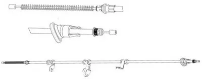 Трос, стояночная тормозная система CEF купить