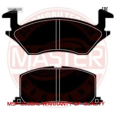 Комплект тормозных колодок, дисковый тормоз Anti-Noise MASTER-SPORT купить