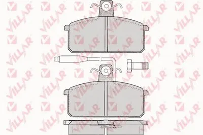 Комплект тормозных колодок, дисковый тормоз VILLAR купить