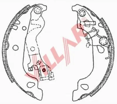 Комплект тормозных колодок VILLAR купить