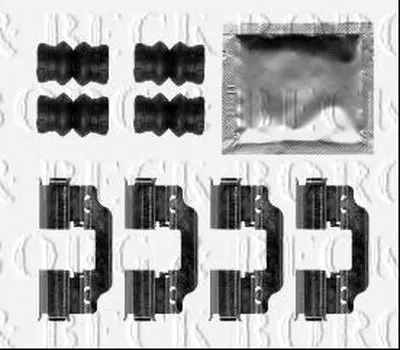 Комплектующие, колодки дискового тормоза BORG & BECK купить