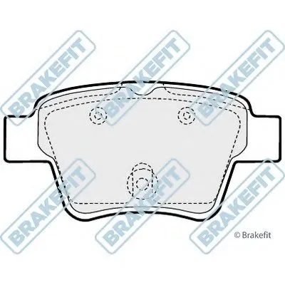 Комплект тормозных колодок, дисковый тормоз Brake Fit APEC braking купить