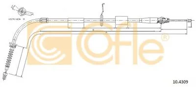 Трос, стояночная тормозная система COFLE купить