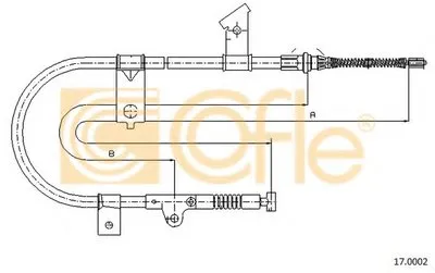 Трос, стояночная тормозная система COFLE купить