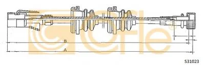 Тросик спидометра COFLE купить