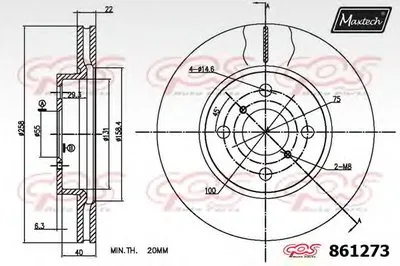 Тормозной диск R+ (Regular Plus) MAXTECH купить