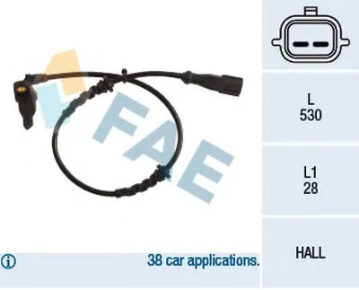 Датчик, частота вращения колеса FAE купить