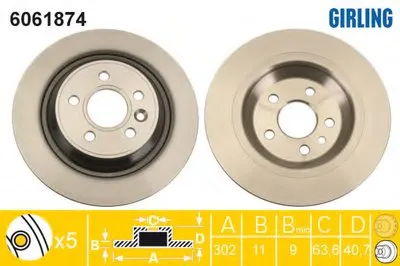 Тормозной диск GIRLING купить