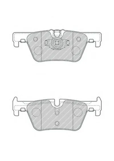 Комплект тормозных колодок, дисковый тормоз PREMIER FERODO купить