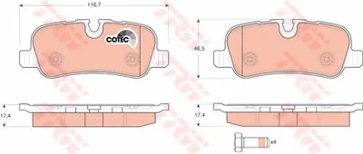 Комплект тормозных колодок, дисковый тормоз Dr!ve+ купить