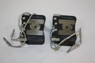 Комплект тормозных колодок, дисковый тормоз AutoMega Premium AUTOMEGA купить