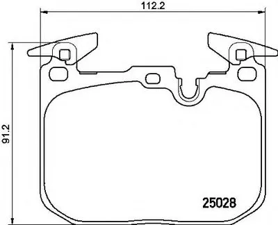 Комплект тормозных колодок, дисковый тормоз BREMBO купить