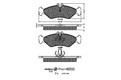 Комплект тормозных колодок, дисковый тормоз SPIDAN купить