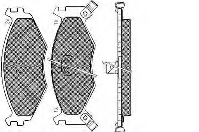 Комплект тормозных колодок, дисковый тормоз SPIDAN купить