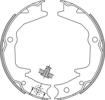 Комплект тормозных колодок, стояночная тормозная система SPIDAN купить