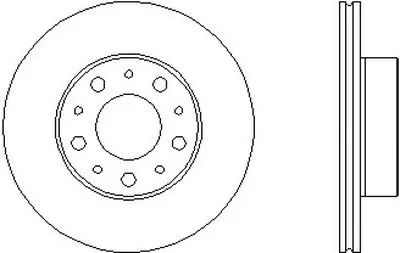 Тормозной диск PRO HELLA купить