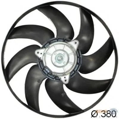 Вентилятор, охлаждение двигателя BEHR HELLA SERVICE HELLA купить