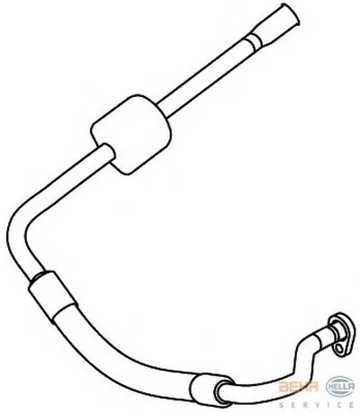 Трубопровод высокого / низкого давления, кондиционер BEHR HELLA SERVICE HELLA купить