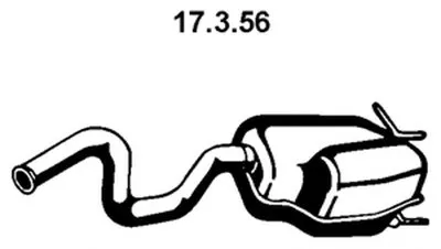 Глушитель выхлопных газов конечный EBERSPÄCHER купить