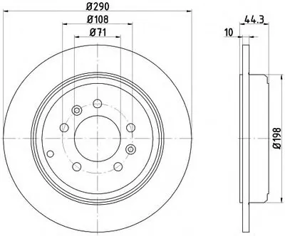 Тормозной диск MINTEX купить