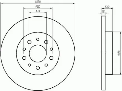 Тормозной диск PRO TEXTAR купить
