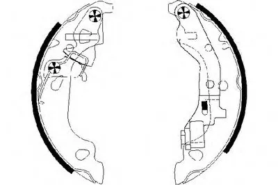 Комплект тормозных колодок Shoe Kit Pro TEXTAR купить