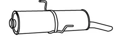 Глушитель выхлопных газов конечный WALKER купить