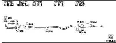 Система выпуска ОГ WALKER купить