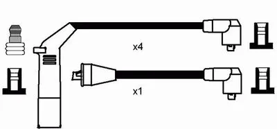 Комплект проводов зажигания NGK купить