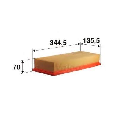 Воздушный фильтр VALEO купить