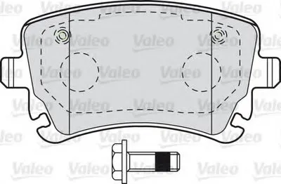 Комплект тормозных колодок, дисковый тормоз VALEO купить