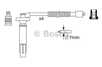 Комплект проводов зажигания
