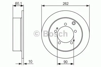 Тормозной диск BOSCH купить