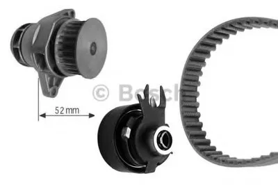 Водяной насос + комплект зубчатого ремня BOSCH купить
