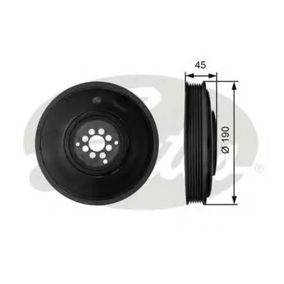 Ременный шкив, коленчатый вал DriveAlign® GATES купить