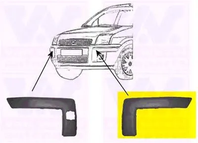 Облицовка, бампер VAN WEZEL купить