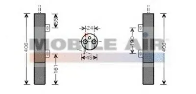 Осушитель, кондиционер VAN WEZEL купить