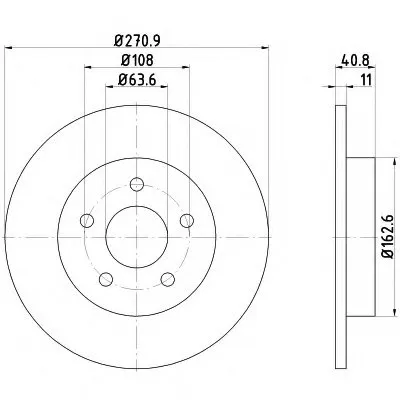 Тормозной диск PRO TEXTAR купить