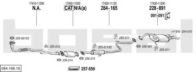 Система выпуска ОГ BOSAL купить