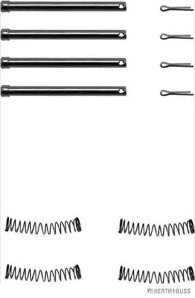 Комплектующие, колодки дискового тормоза HERTH+BUSS JAKOPARTS купить