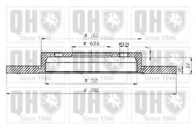 Тормозной диск QUINTON HAZELL купить