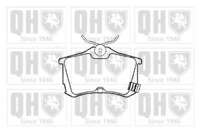 Комплект тормозных колодок, дисковый тормоз QUINTON HAZELL купить