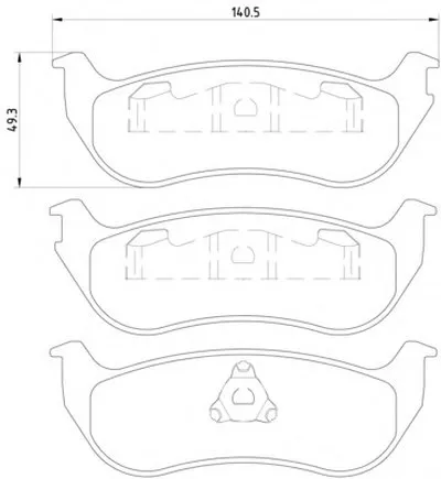 Комплект тормозных колодок, дисковый тормоз MINTEX купить