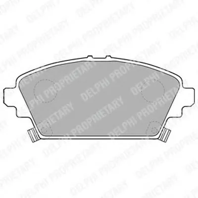 Комплект тормозных колодок, дисковый тормоз DELPHI купить